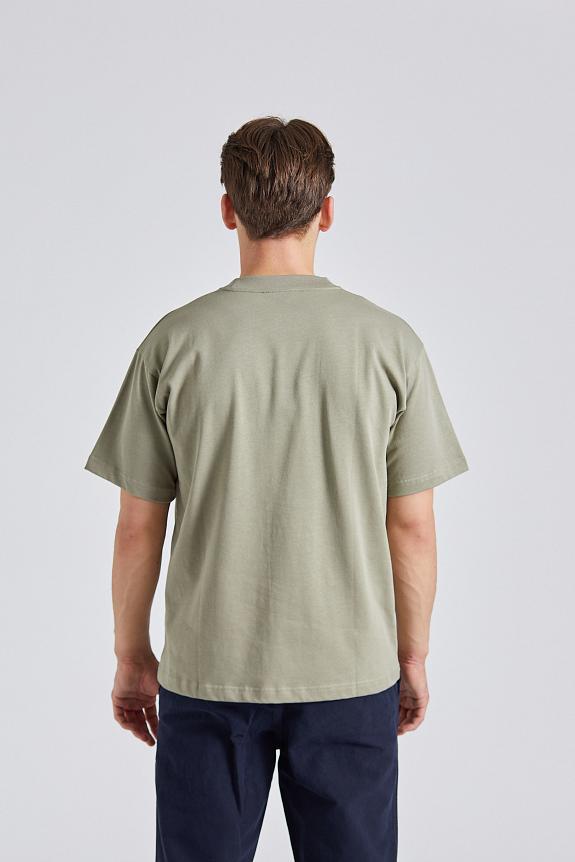 Norse Projects Simon Loose Organic Heavy Jersey Large N T-Shirt Clay