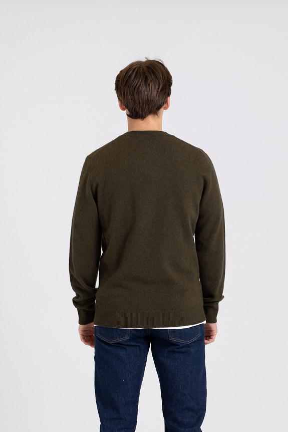 Norse Projects Sigfred Lambswool Dark Olive-1