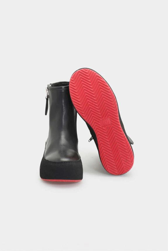 Nude of Scandinavia Winter VV Black, Red Sole-3