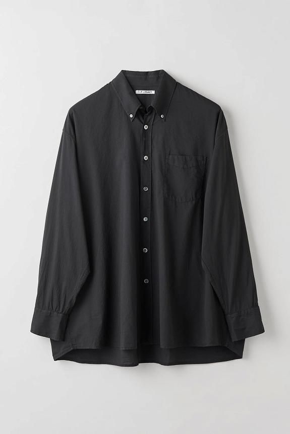 Our Legacy Borrowed BD Shirt Black