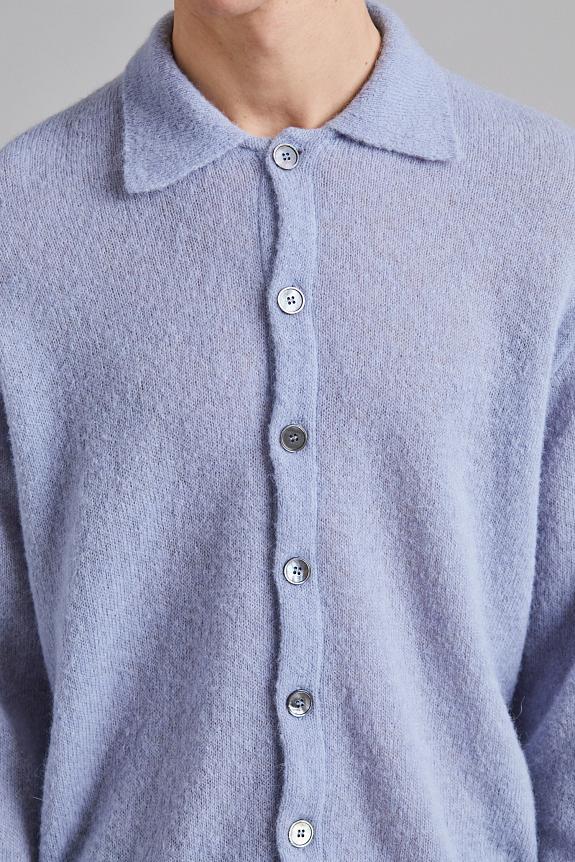 OUR LEGACY Evening Polo Livid Blue-3