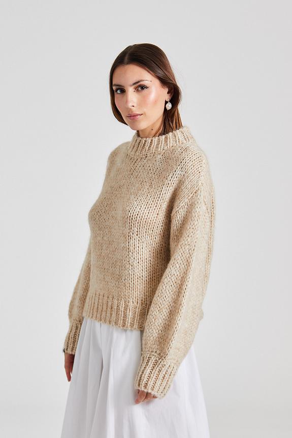 Once Untold Florie RN Sweater Washed Sand 