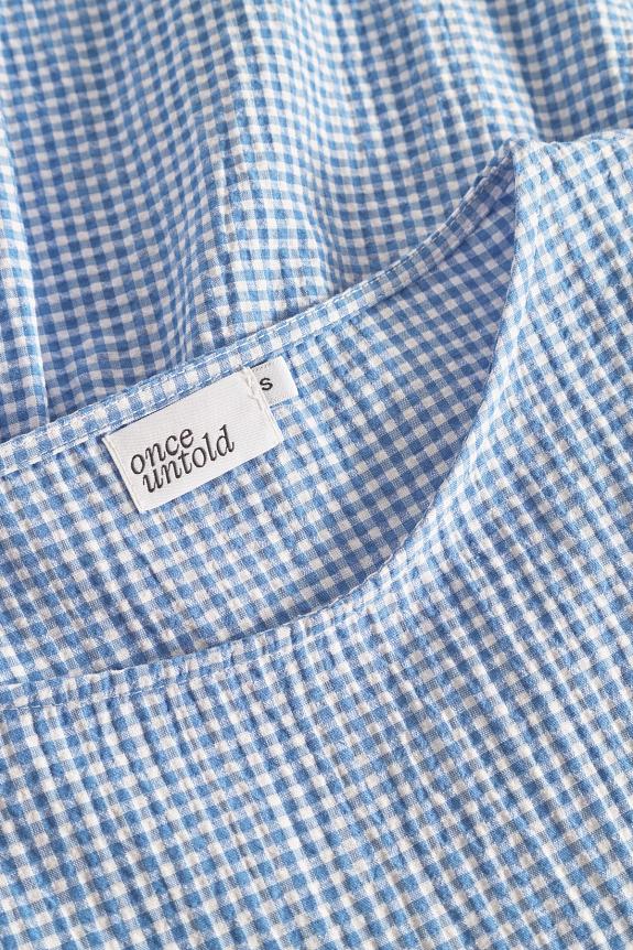 Once Untold Indiana Dress Blue Checked
