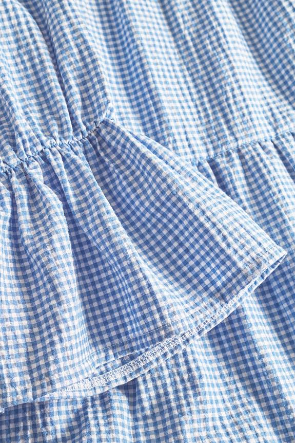 Once Untold Indiana Dress Blue Checked
