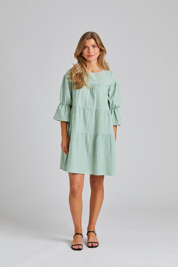 Once Untold Indiana Dress Green/White 