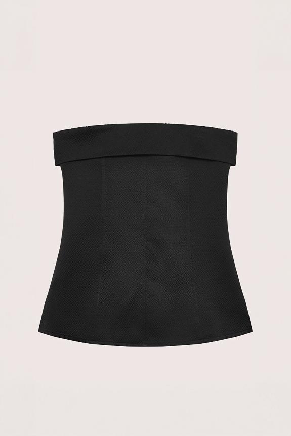 Once Untold Vesta Top Black 