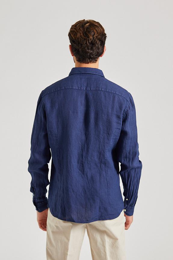 Onesto Amalfi Linnen Shirt Blue-1
