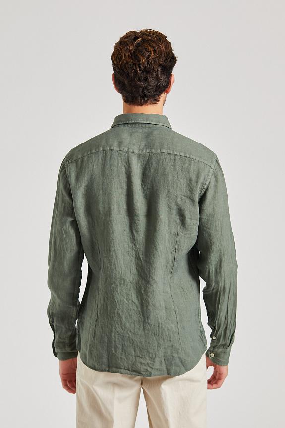Onesto Amalfi Linnen Shirt Green-2