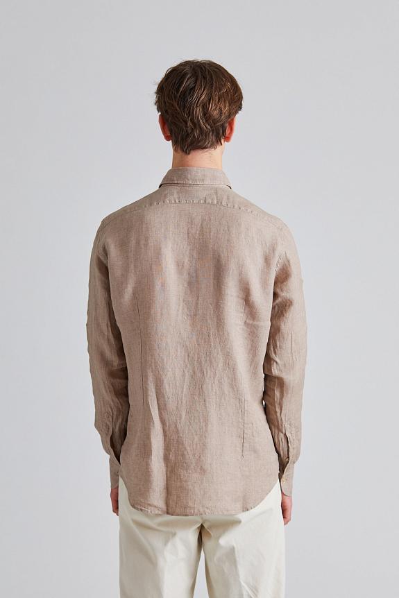 Onesto Linen Shirt Beige-2