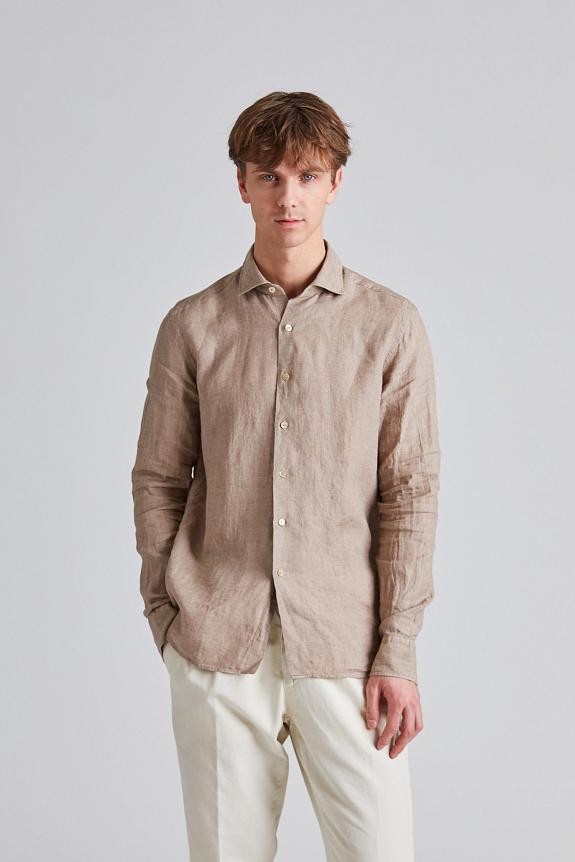 Onesto Linen Shirt Beige