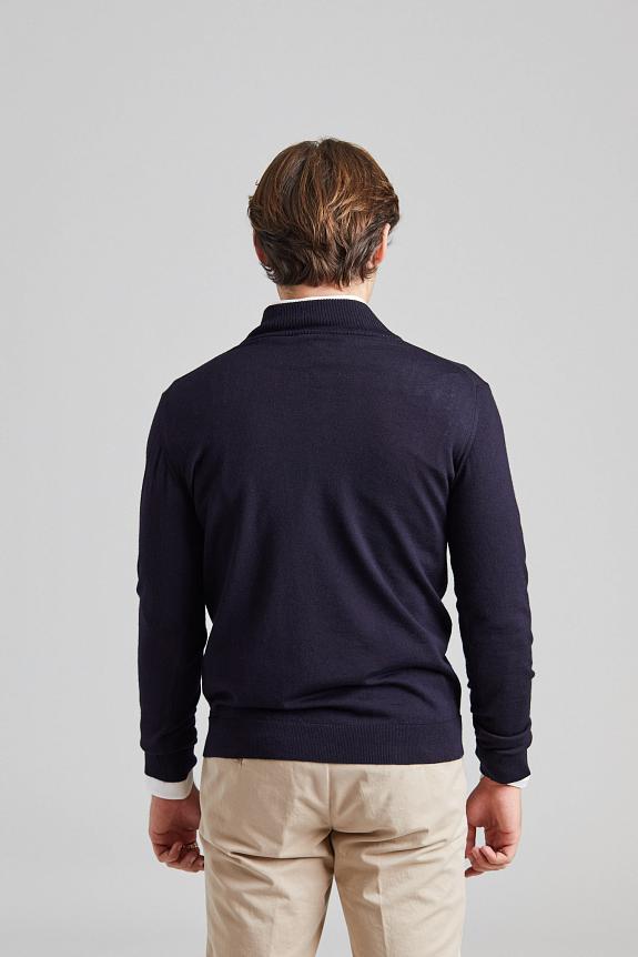 Onesto Merino Extrafine Half Zip Navy-1