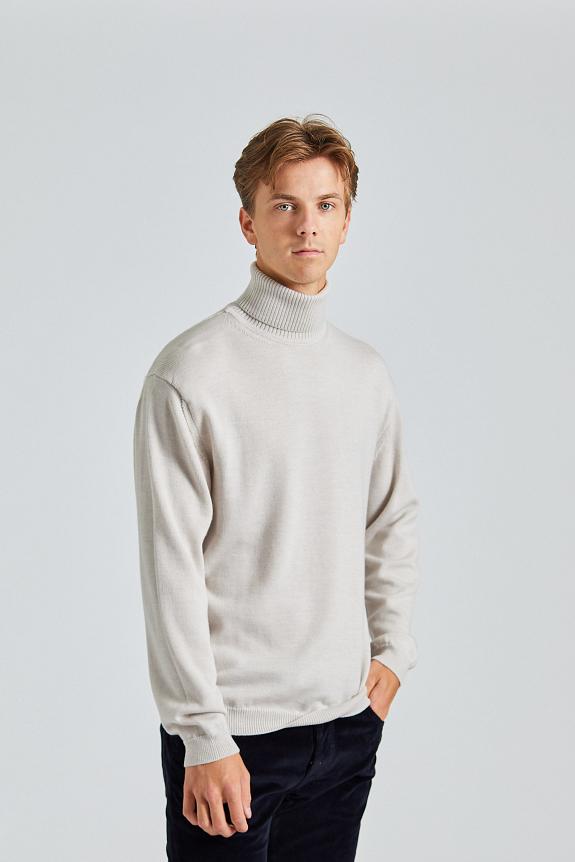 Onesto Merino Rollneck Beige-1