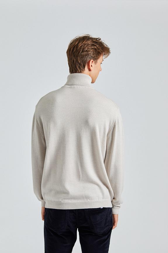 Onesto Merino Rollneck Beige-2