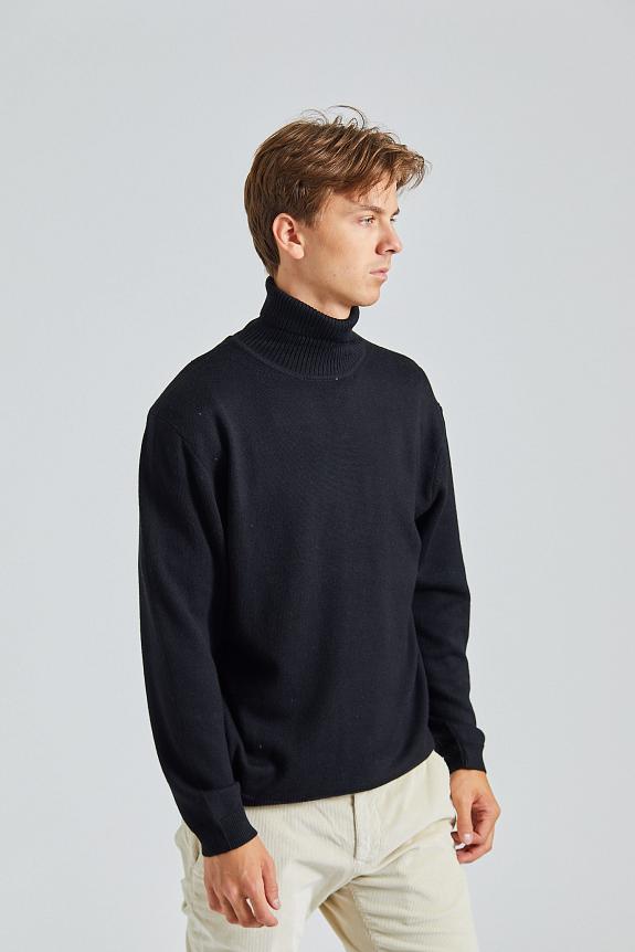 Onesto Merino Rollneck Black-1