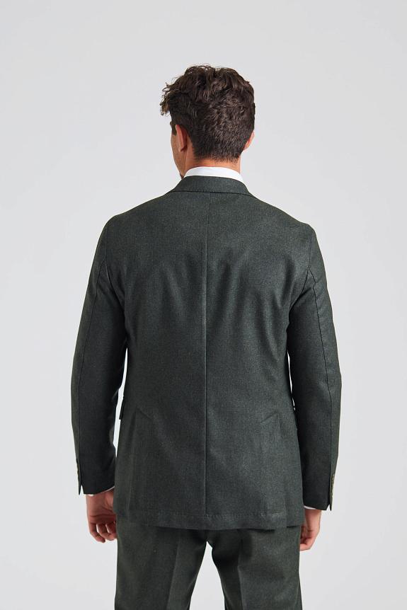 Onesto N.Siena Flanell Blazer Green-1