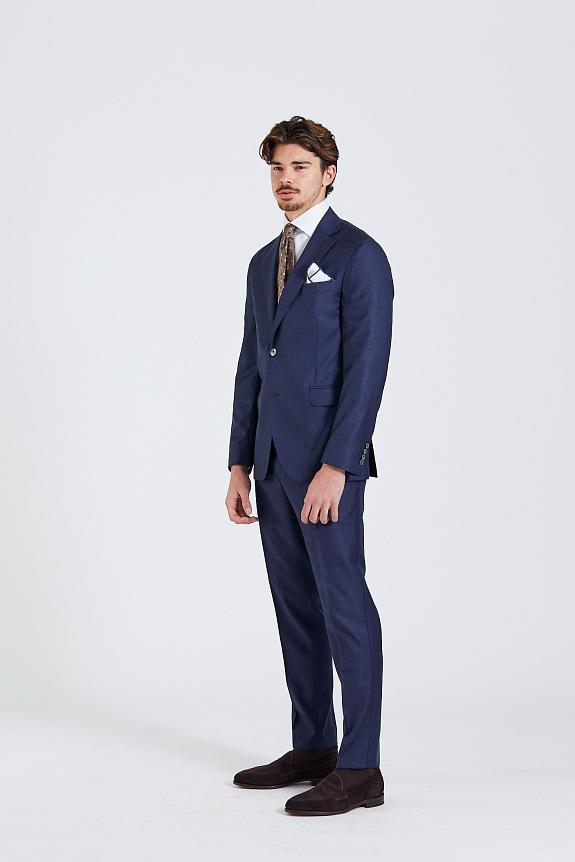 Onesto N.Siena Prato Suit Blue Melange-2