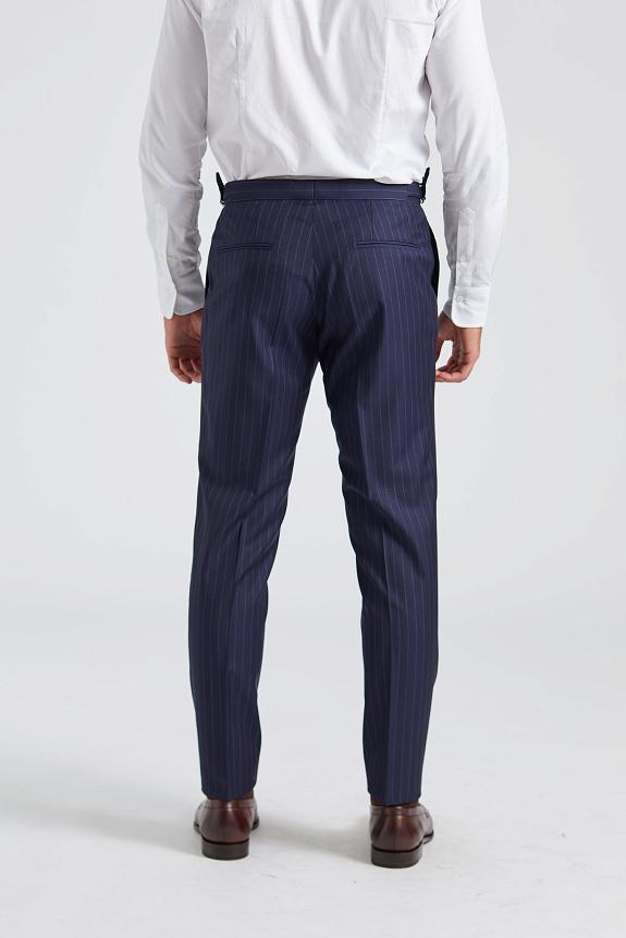 Onesto N.Siena Suit Navy Pinstripe-7