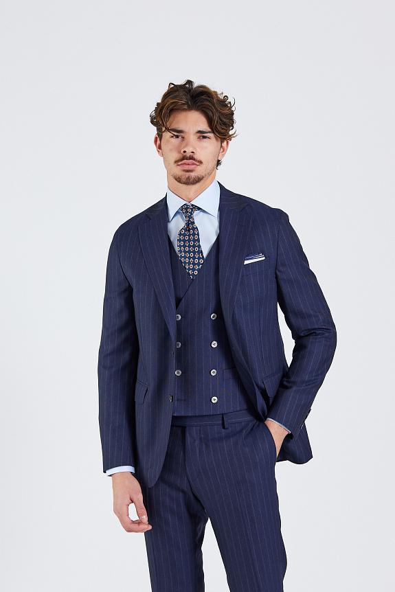 Onesto N.Siena Palermo Camden Suit Navy Pinstripe-1