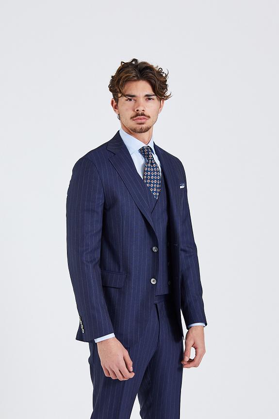 Onesto N.Siena Palermo Camden Suit Navy Pinstripe-5