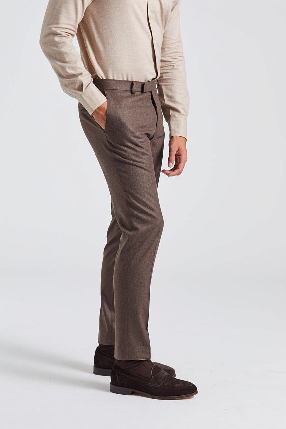 Onesto Palermo Flanell Pant Brown-3