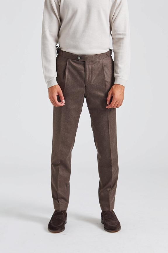 Onesto Prato Flanell Pant Brown