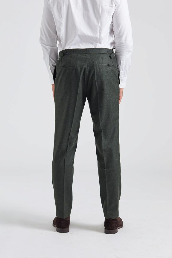 Onesto Prato Flanell Pant Green-7