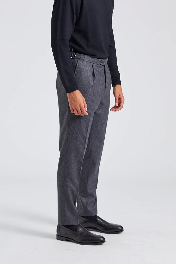 Onesto Prato Flanell Pant Grey-1