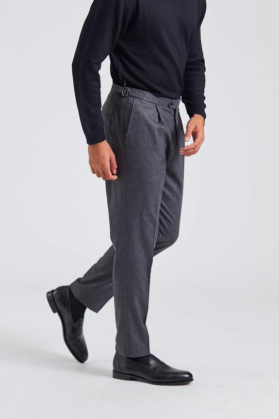 Onesto Prato Flanell Pant Grey-2