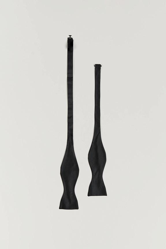 Onesto Silk Bowtie Black-1