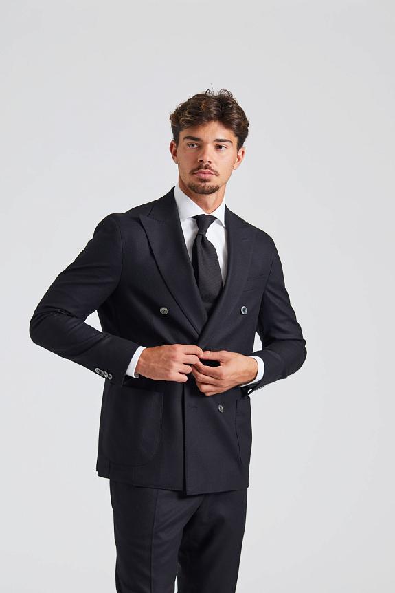 Onesto Vicenza Flanell Blazer Black-2