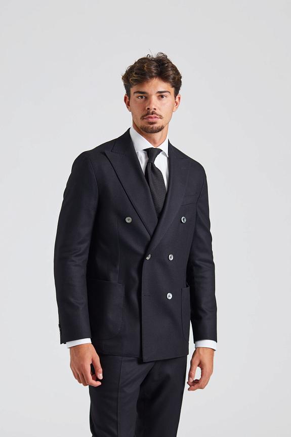 Onesto Vicenza Flanell Blazer Black-3