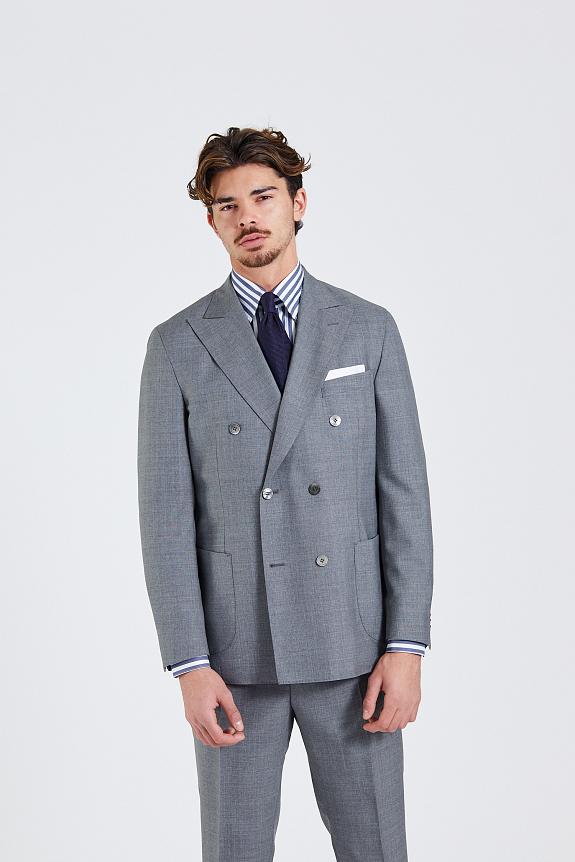 Onesto Vicenza Prato Suit Grey Melange-4