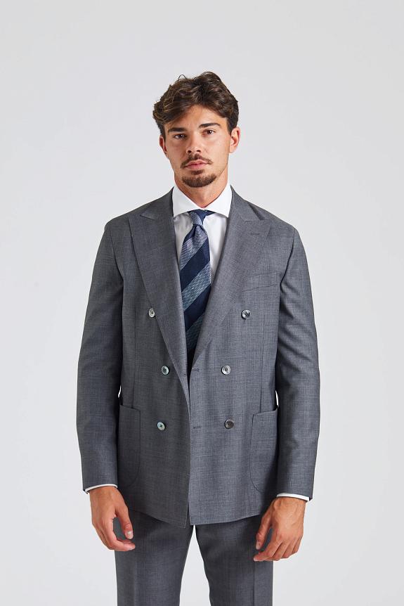 Onesto Vicenza Suit Grey Melange-6