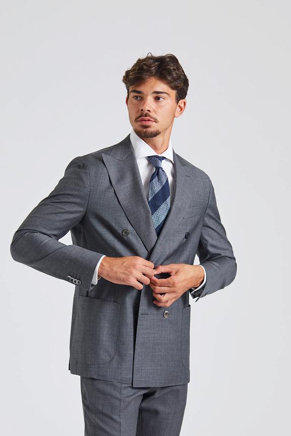 Onesto Vicenza Suit Grey Melange-9