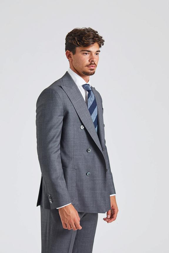 Onesto Vicenza Suit Grey Melange-7