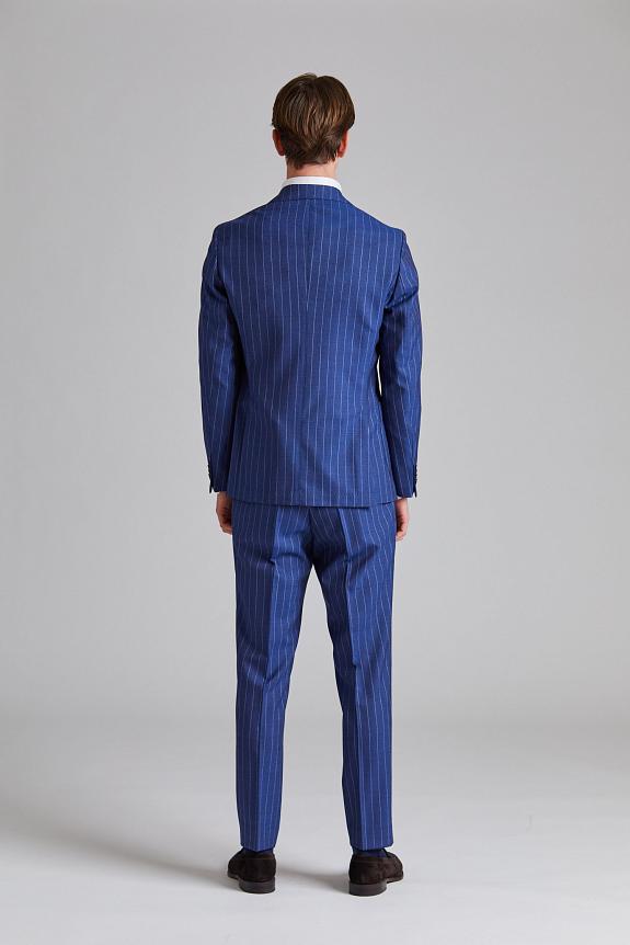 Onesto Vicenza Suit Tropical Pinstripe Blue-2