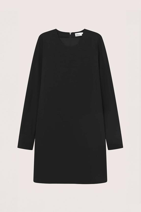 Once Untold Ebony Midi Dress Black-6