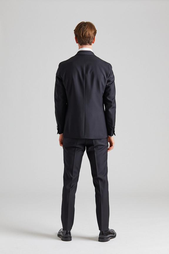 Oscar Jacobson Fattore Piping Blazer Black-2