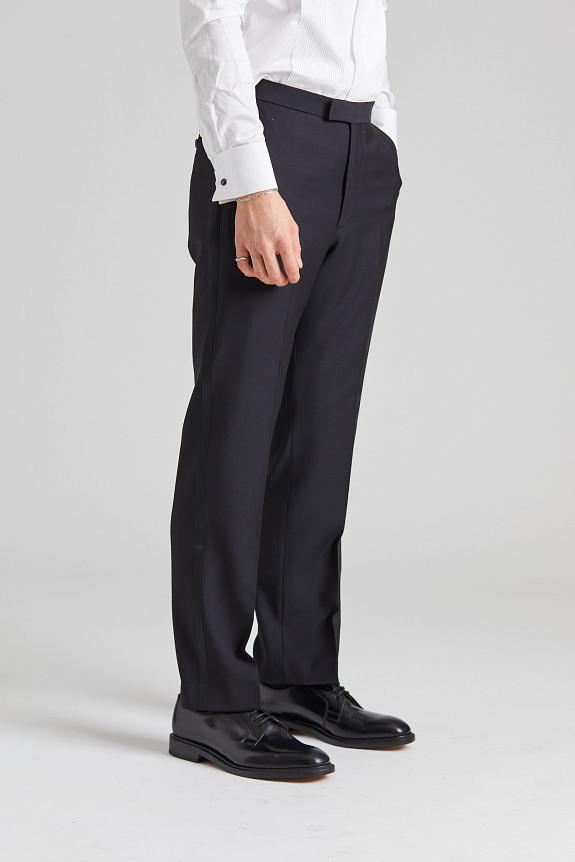 Oscar Jacobson Del Tuxedo Trousers Black-1