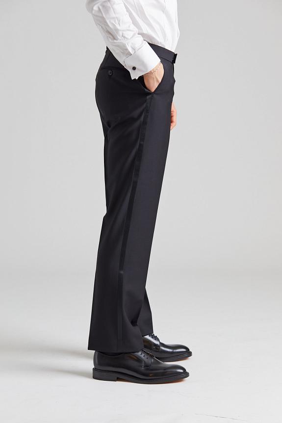 Oscar Jacobson Del Tuxedo Trousers Black-3