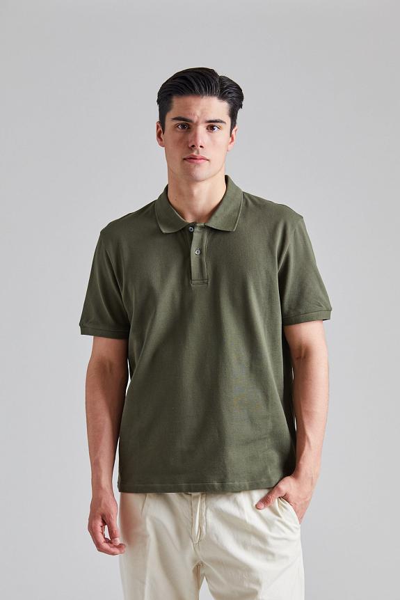 Oscar Jacobson Alex Polo Shirt Green Cervo