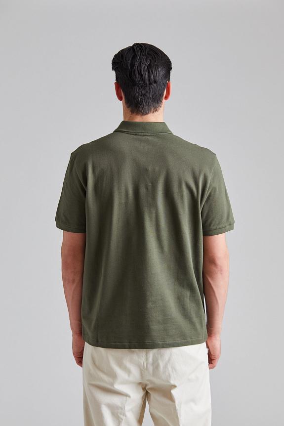 Oscar Jacobson Alex Polo Shirt Green Cervo-2