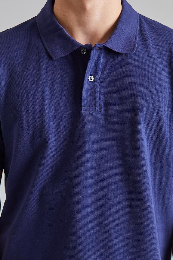 Oscar Jacobson Alex Polo Shirt Matty Blue-4