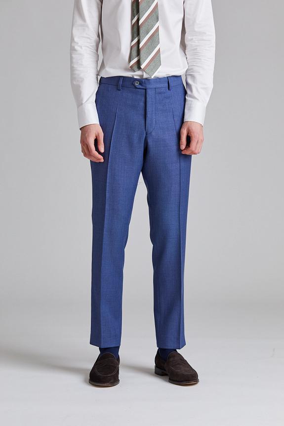 Oscar Jacobson Dandy Trousers Blueberry Blue