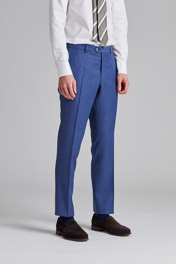 Oscar Jacobson Dandy Trousers Blueberry Blue-1