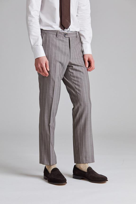 Oscar Jacobson Faron Dandy Suit Suede Brown-11