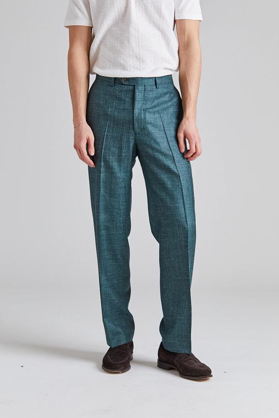 Oscar Jacobson Del S Trouser Porter Green-1