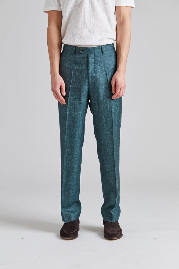 Oscar Jacobson Del S Trouser Porter Green-2