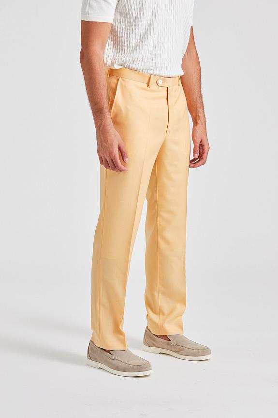 Oscar Jacobson Del S Trousers Yellow Sand-1