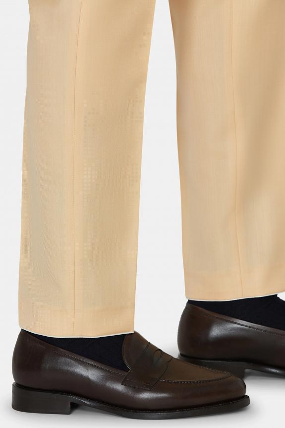 Oscar Jacobson Del S Trousers Yellow Sand-6
